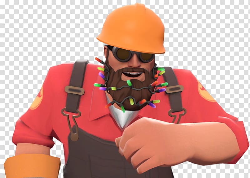 Team Fortress 2 Engineer Robin Walker Beard Face, diaper mockup transparent background PNG clipart