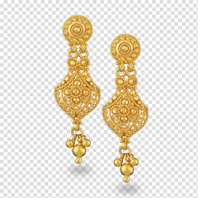 Earring Pearl Jewellery Kundan Gold, gold filigree transparent background PNG clipart