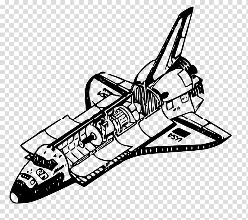 Space Shuttle , space art transparent background PNG clipart