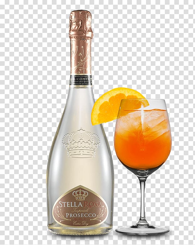 orange juice served in glass, Stella Rosa Spritz transparent background PNG clipart