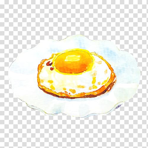 Fried egg French fries Egg sandwich Meatball Fried rice, Fried eggs, hand drawing Creative transparent background PNG clipart