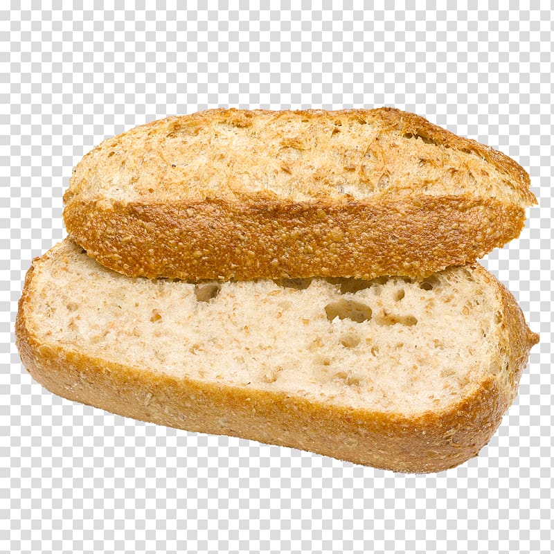 Zwieback Rye bread Soda bread Toast Brown bread, home baked transparent background PNG clipart