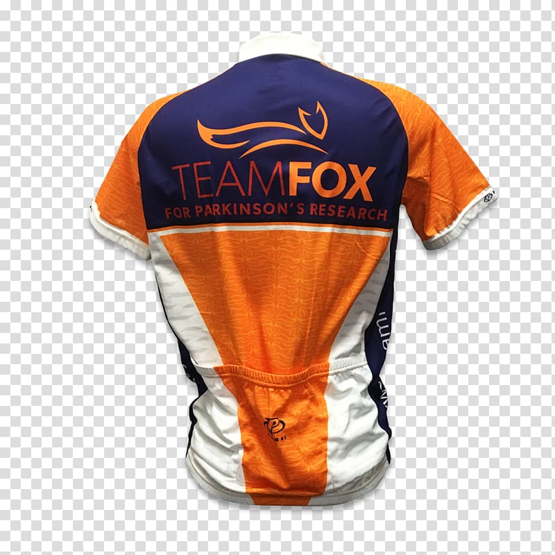 Cycling jersey T-shirt The Michael J. Fox Foundation Sleeve, T-shirt transparent background PNG clipart
