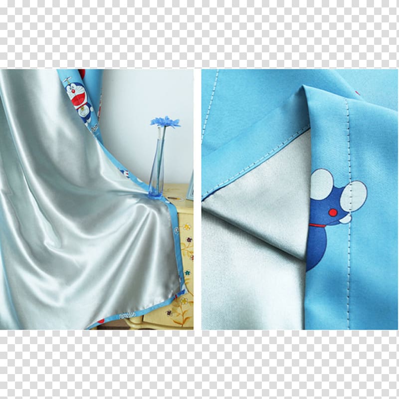 Silk Clothes hanger Shoulder Textile, doraemon 3d transparent background PNG clipart