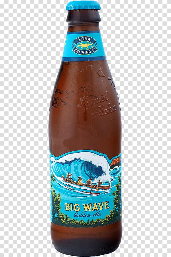 Beer Kona Brewing Company India pale ale Big Wave Golden Ale, beer transparent background PNG clipart