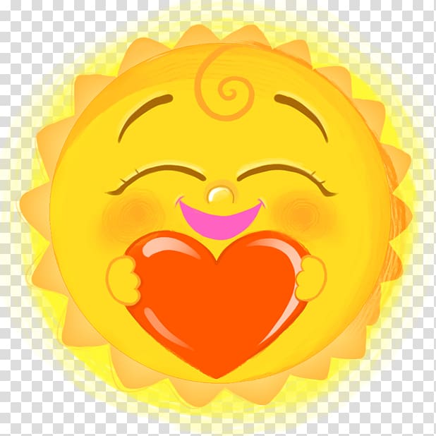 Emoji Emoticon Smiley Sticker Heart, good morning greetings transparent background PNG clipart