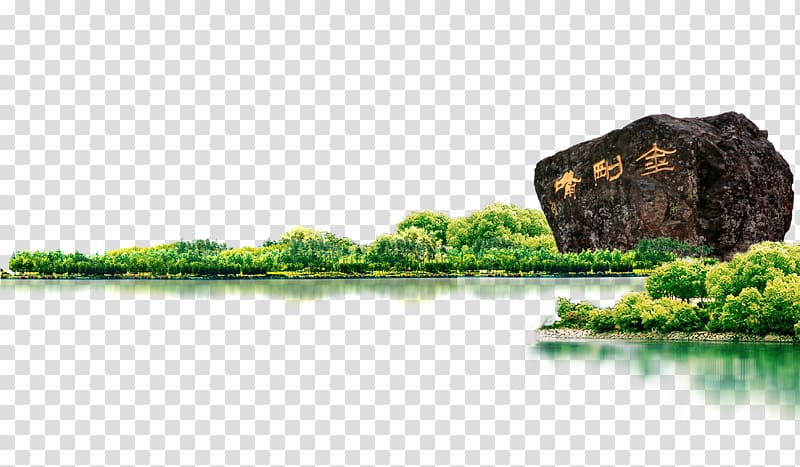 Jungle Computer file, Grass stone transparent background PNG clipart