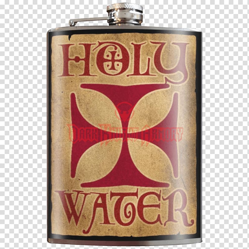 Hip flask Stainless steel Laboratory Flasks Glass, Holy Water transparent background PNG clipart
