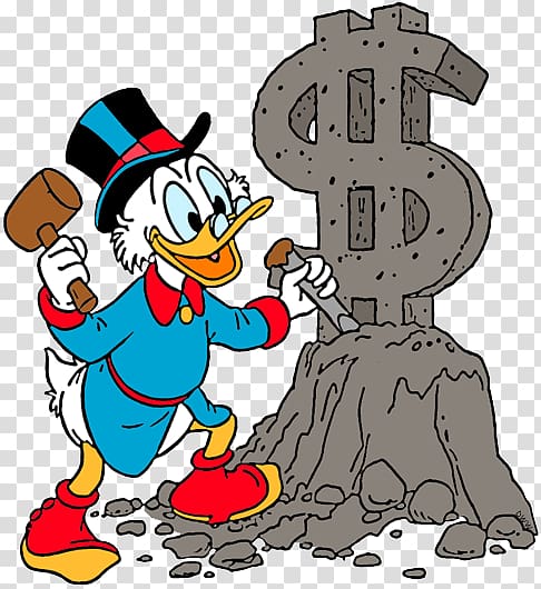 Scrooge McDuck Ebenezer Scrooge The Walt Disney Company Cartoon, Scrooge Mcduck transparent background PNG clipart