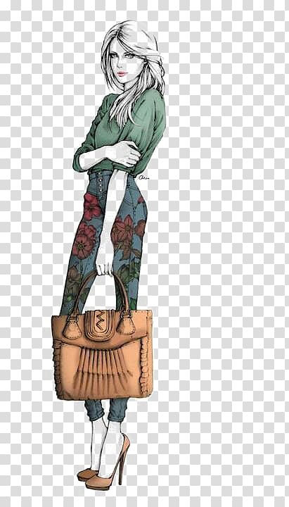 female animation character, Paper Model Painting Fashion design Art, Girls transparent background PNG clipart