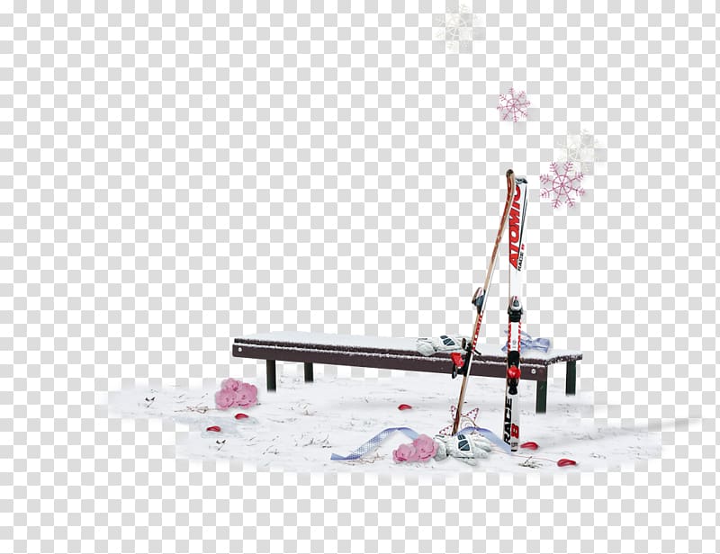 Snow Designer, Snow Outdoor bench seat transparent background PNG clipart