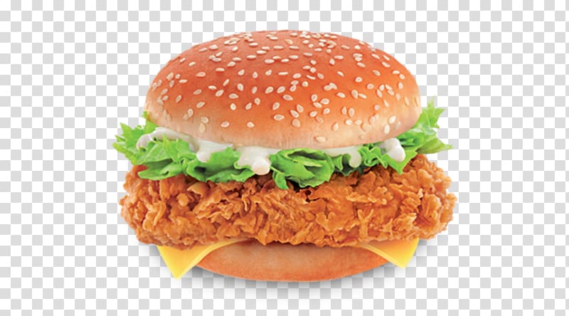 KFC Hamburger Fried chicken Chicken sandwich, fried chicken transparent background PNG clipart