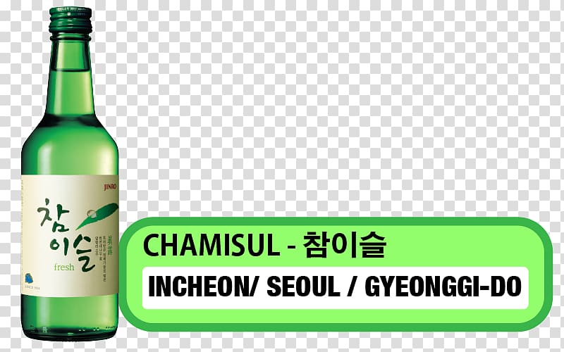 Soju Distilled beverage Makgeolli Bomb shot Korean cuisine, beer transparent background PNG clipart