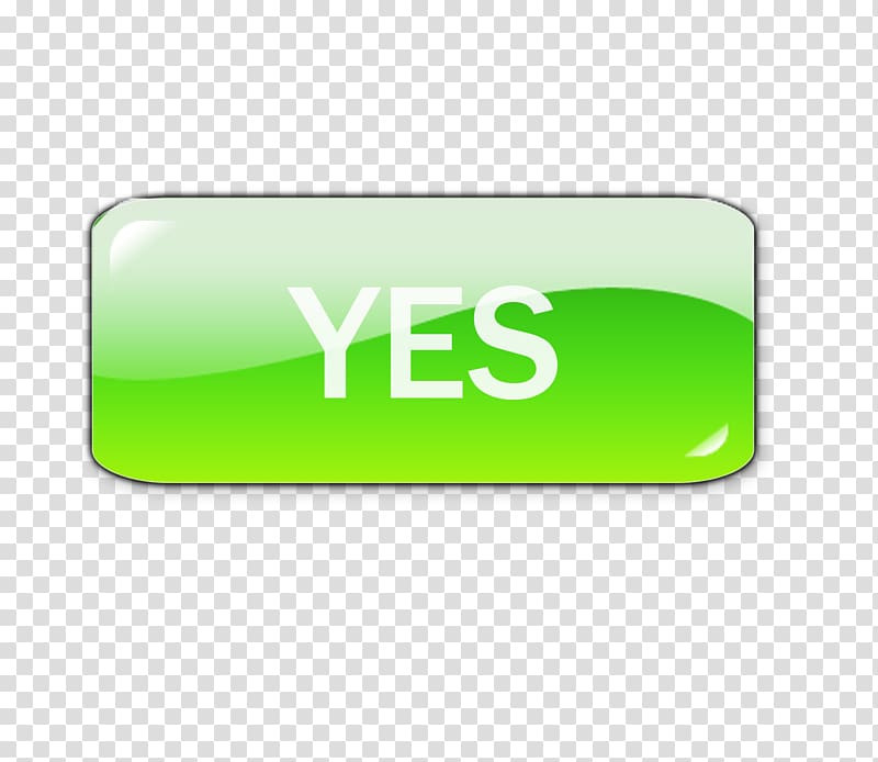 Button Icon, Green yes button transparent background PNG clipart