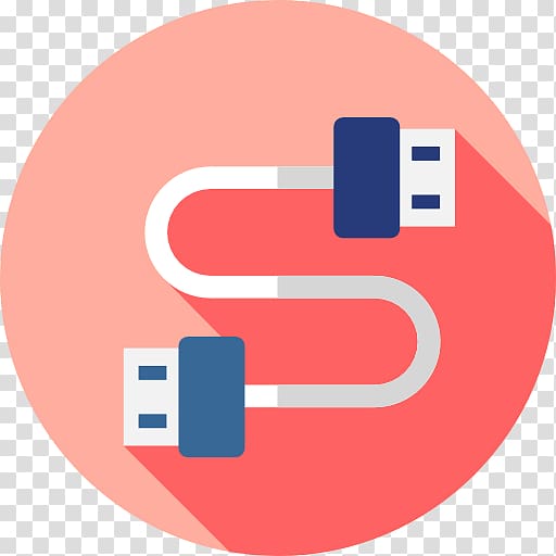USB Computer Icons Electrical cable Computer port, USB transparent background PNG clipart