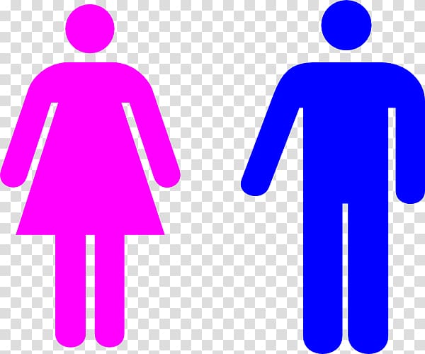 Bathroom Public toilet Female, Man Woman transparent background PNG clipart