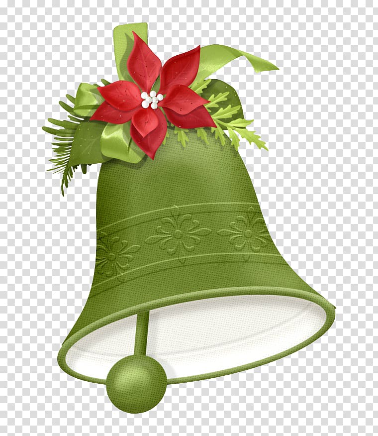 Christmas tree New Year Christmas card , Exquisite cartoon bell transparent background PNG clipart