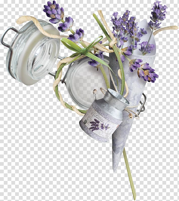 English lavender Floral design Artificial flower Cut flowers, flower transparent background PNG clipart