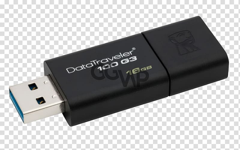 USB Flash Drives USB 3.0 Flash memory Kingston Technology, USB transparent background PNG clipart