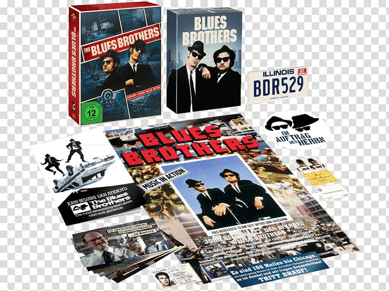 Blu-ray disc Universal Extended edition Special edition The Blues Brothers, John Landis transparent background PNG clipart