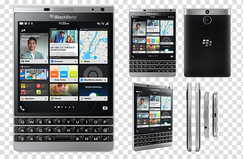 BlackBerry Passport Smartphone BlackBerry Passport Clamshell design, blackberry transparent background PNG clipart