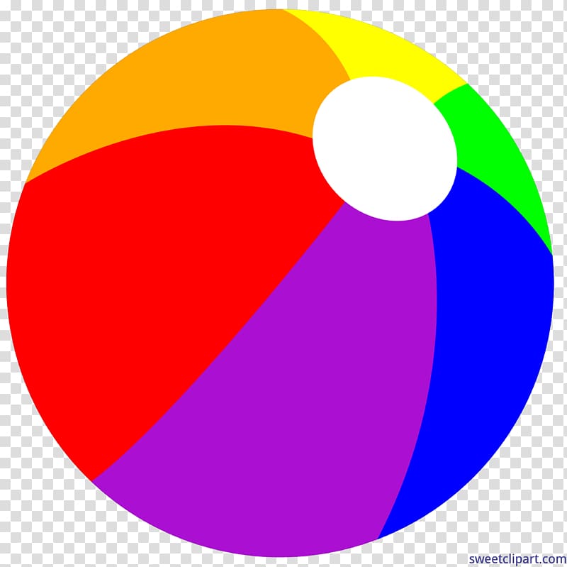 Beach ball , ball transparent background PNG clipart