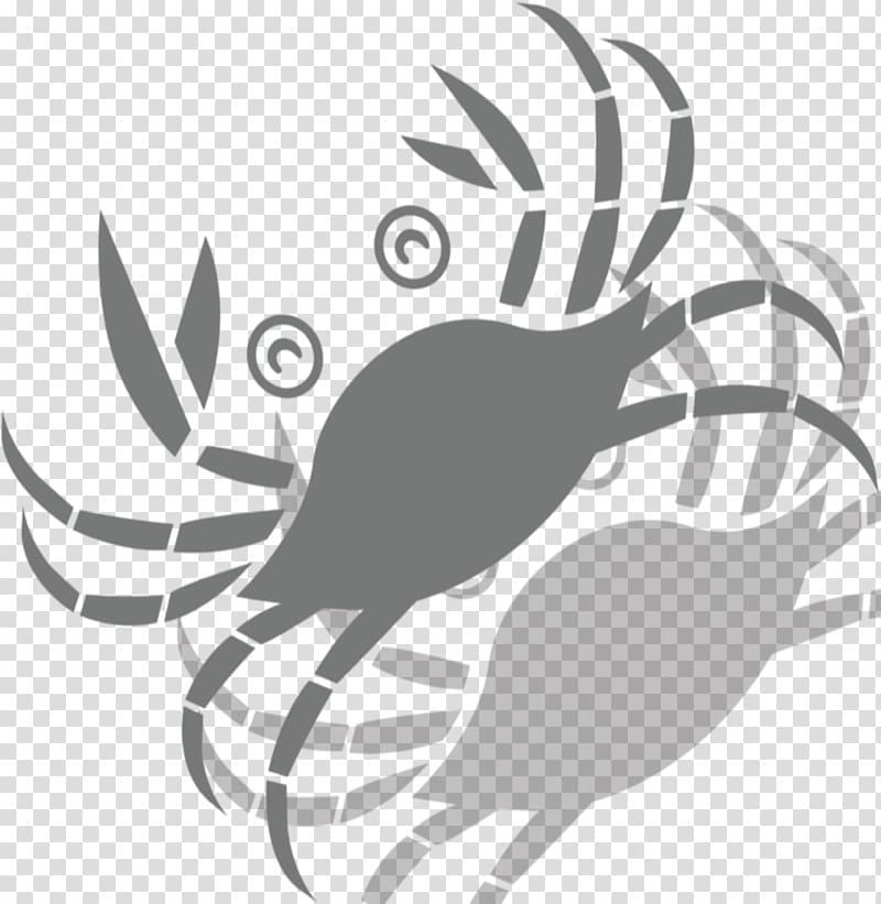 Crab Illustration, Crab stick figure transparent background PNG clipart