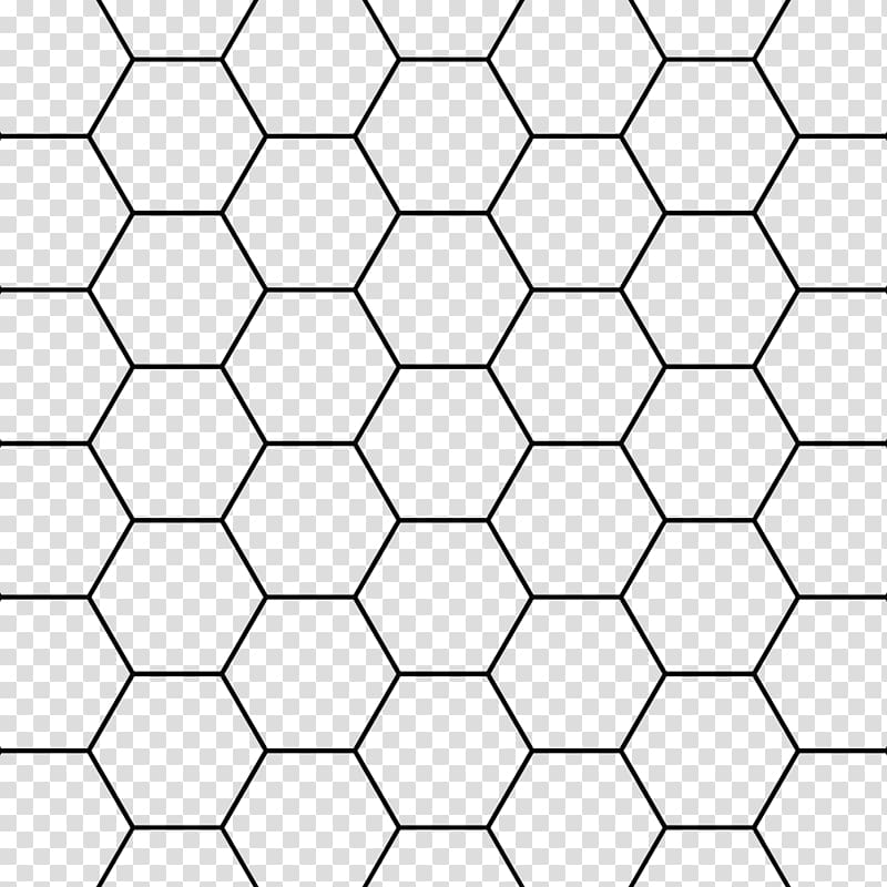 Black Octagon Illustration Honeycomb Conjecture Hexagonal Tiling