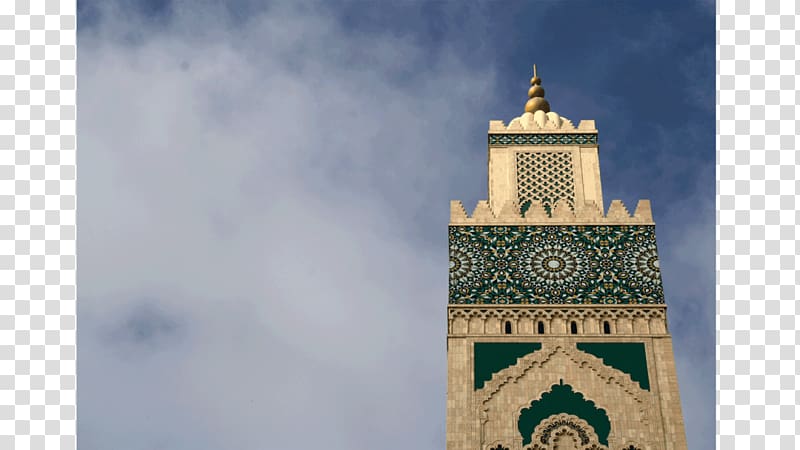 Hassan II Mosque Place of worship Steeple Tower, MOSQUE transparent background PNG clipart