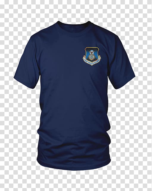 T-shirt Hoodie Crew neck Navy blue, T-shirt transparent background PNG clipart