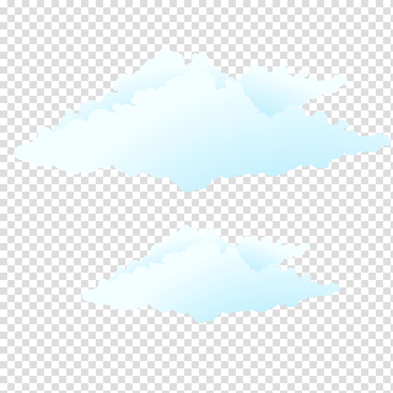Sky Computer Pattern, Hand-painted clouds material transparent background PNG clipart
