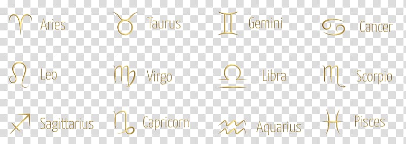 zodiac sign illustration, Document Text Logo, Zodiac Set transparent background PNG clipart