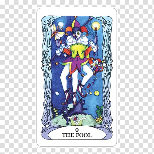 Tarot of a Moon Garden The Fool The Moon Tarot for Life & Love, luminous butterfly transparent background PNG clipart