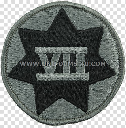 VII Corps Military United States Army Combat Uniform, military transparent background PNG clipart