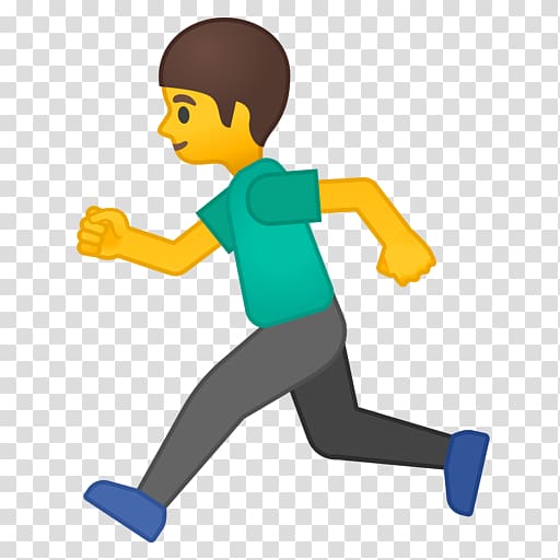 Emoji Running Zero-width joiner Emojipedia, court transparent background PNG clipart