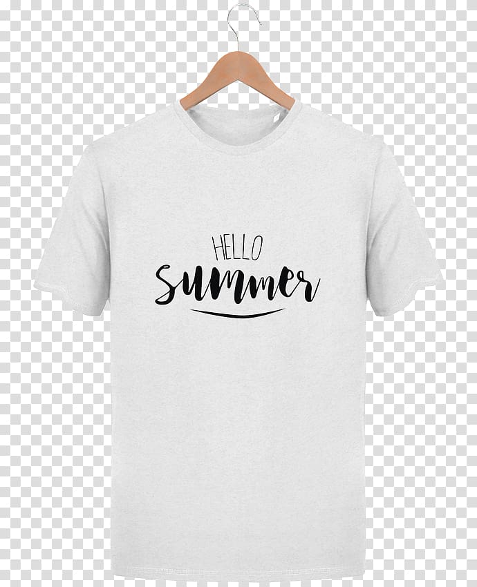 Long-sleeved T-shirt Top Clothing, hello summer transparent background PNG clipart