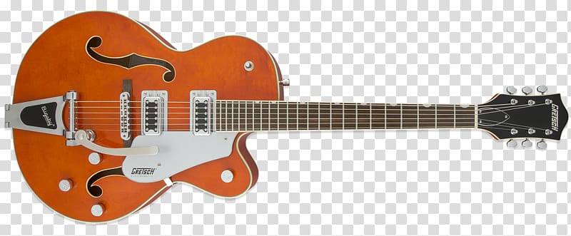 Gretsch Bigsby vibrato tailpiece Semi-acoustic guitar Archtop guitar, guitar transparent background PNG clipart