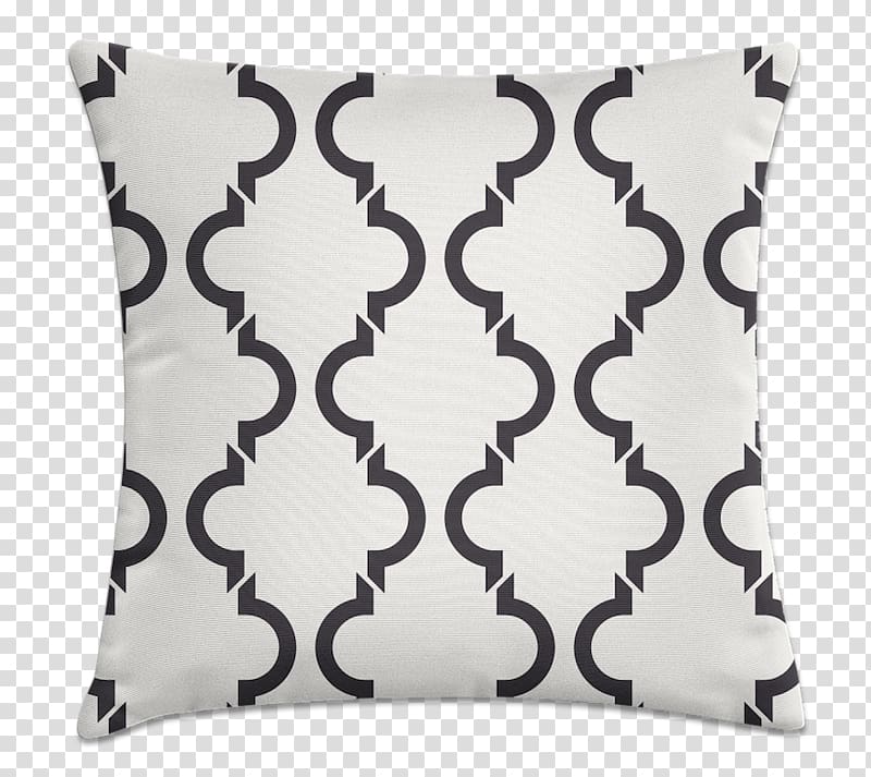 Throw Pillows White Black Yellow Cushion, bar poster material transparent background PNG clipart