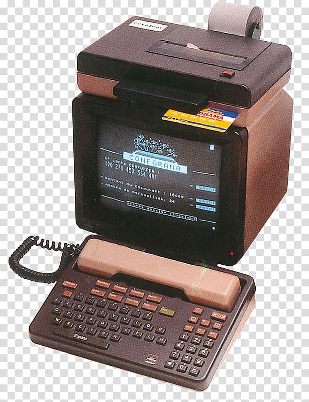 Minitel Telephone Computer SMS language History, Computer transparent background PNG clipart