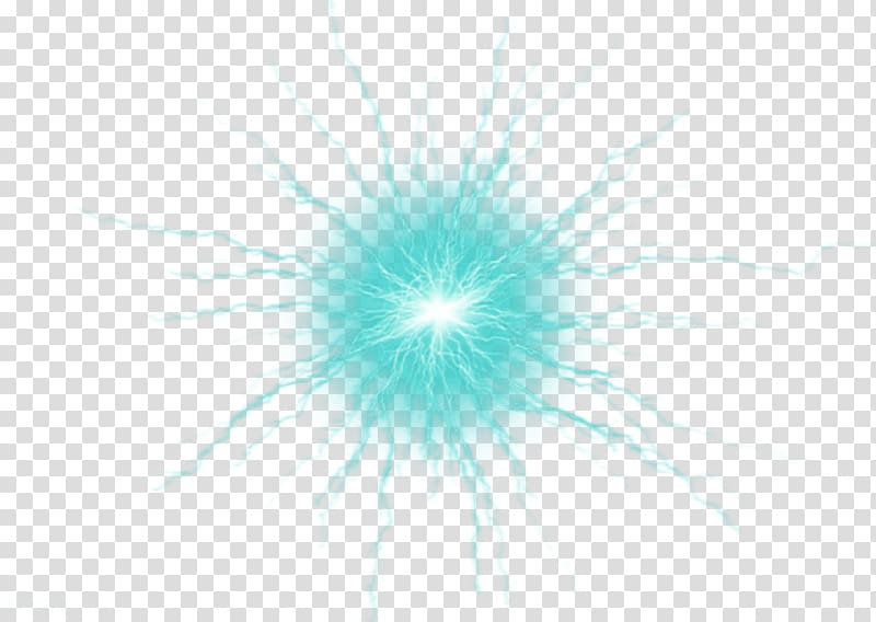 teal electric surge , Circle Sky Pattern, Blue burst light effect transparent background PNG clipart