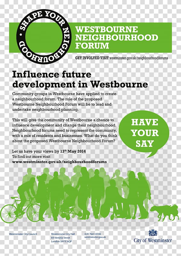 Westbourne Forum Neighbourhood Poster Community Flyer, Strategy Flyer transparent background PNG clipart