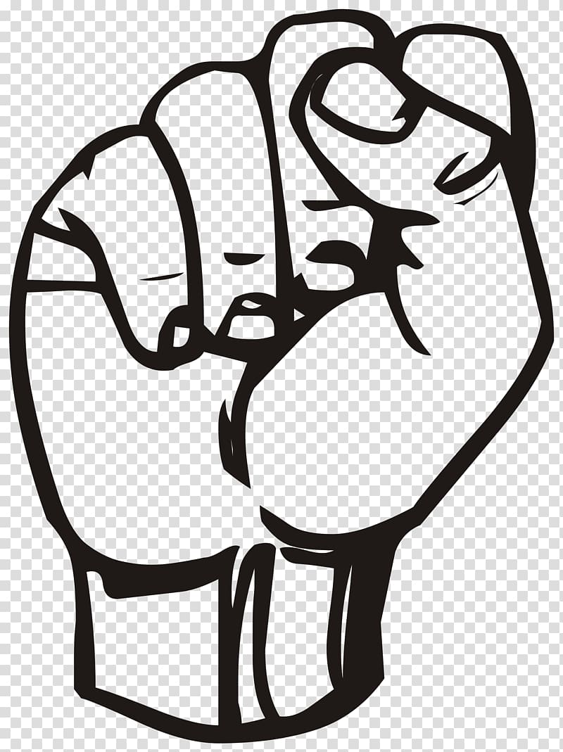 American Sign Language , fist transparent background PNG clipart