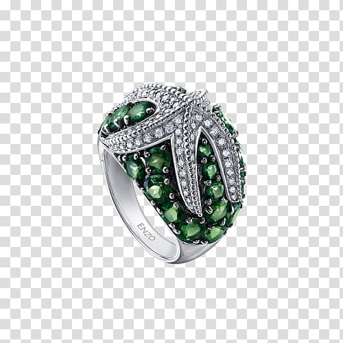 Emerald Tourmaline Jewellery Ring Green, enzo emerald ring transparent background PNG clipart