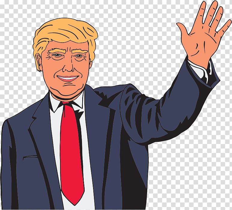 Donald Trump Stephen Colbert Our Cartoon President Television show, Donald Trump transparent background PNG clipart