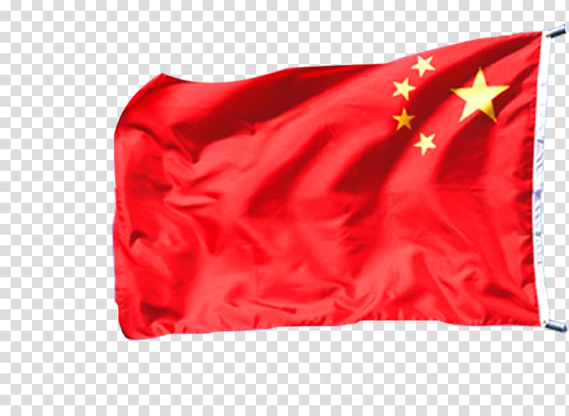 Flag of China National Day of the Peoples Republic of China, Flying the Chinese flag five star red flag transparent background PNG clipart