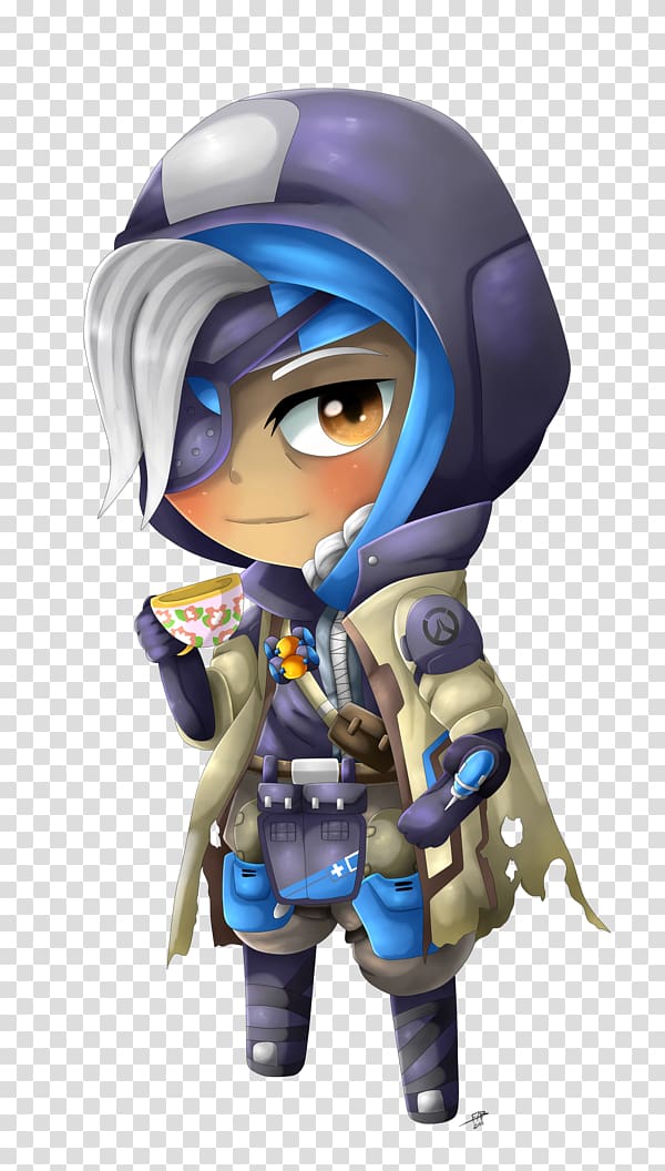 Overwatch Chibi Fan Art Drawing Chibi Transparent Background Png Clipart Hiclipart - witch mercy overwatch dress roblox