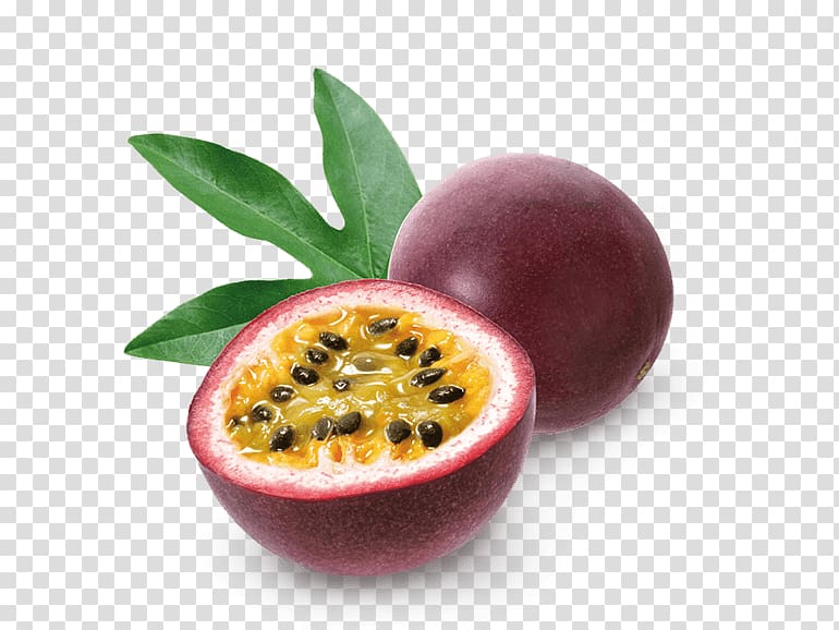 sliced of purple fruit, Passion Fruit Juice Banana passionfruit Tropical fruit, juice transparent background PNG clipart
