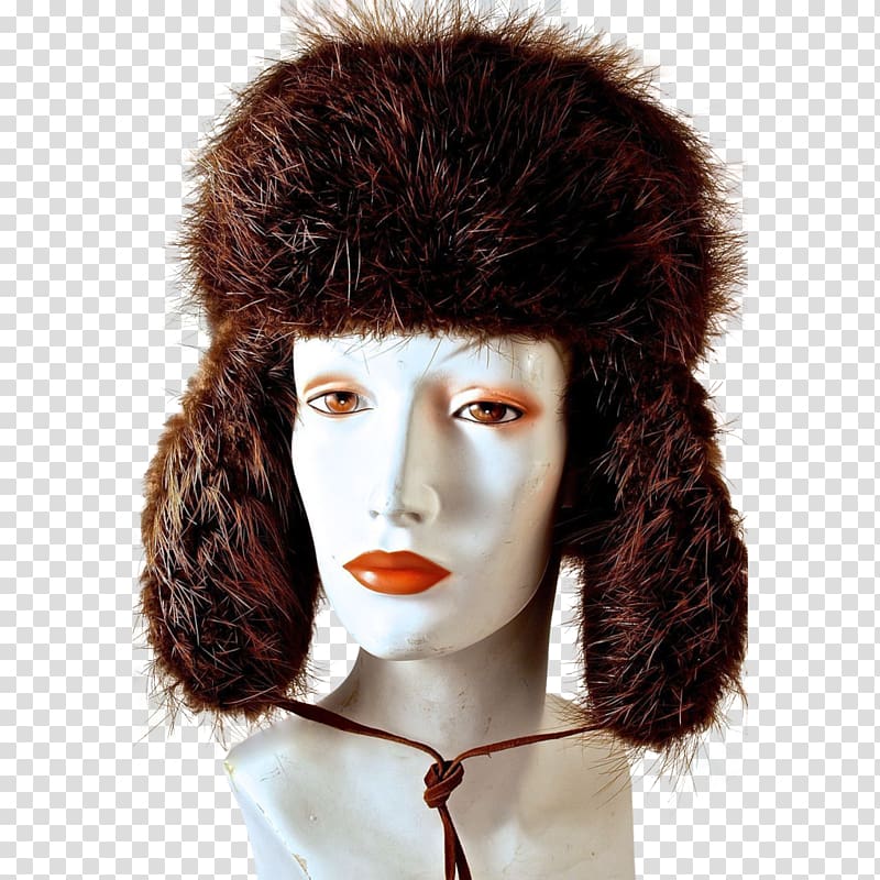 Fur Brown hair Hat, others transparent background PNG clipart