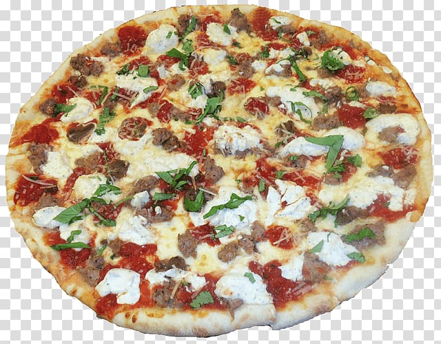 California-style pizza Sicilian pizza Italian cuisine Gourmet, gourmet chicken transparent background PNG clipart