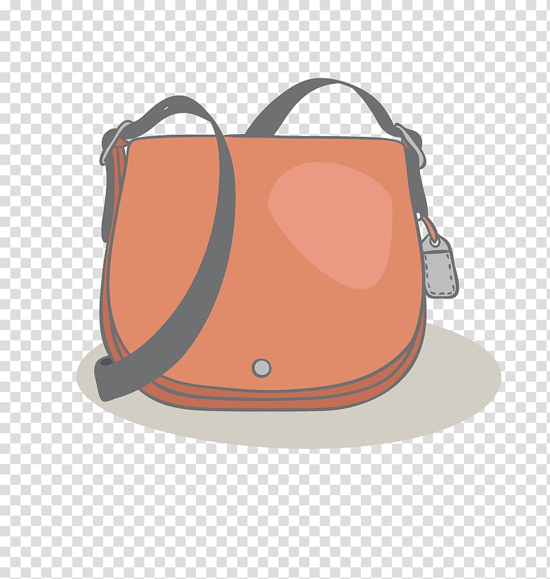 Handbag Instagram , orange bag transparent background PNG clipart